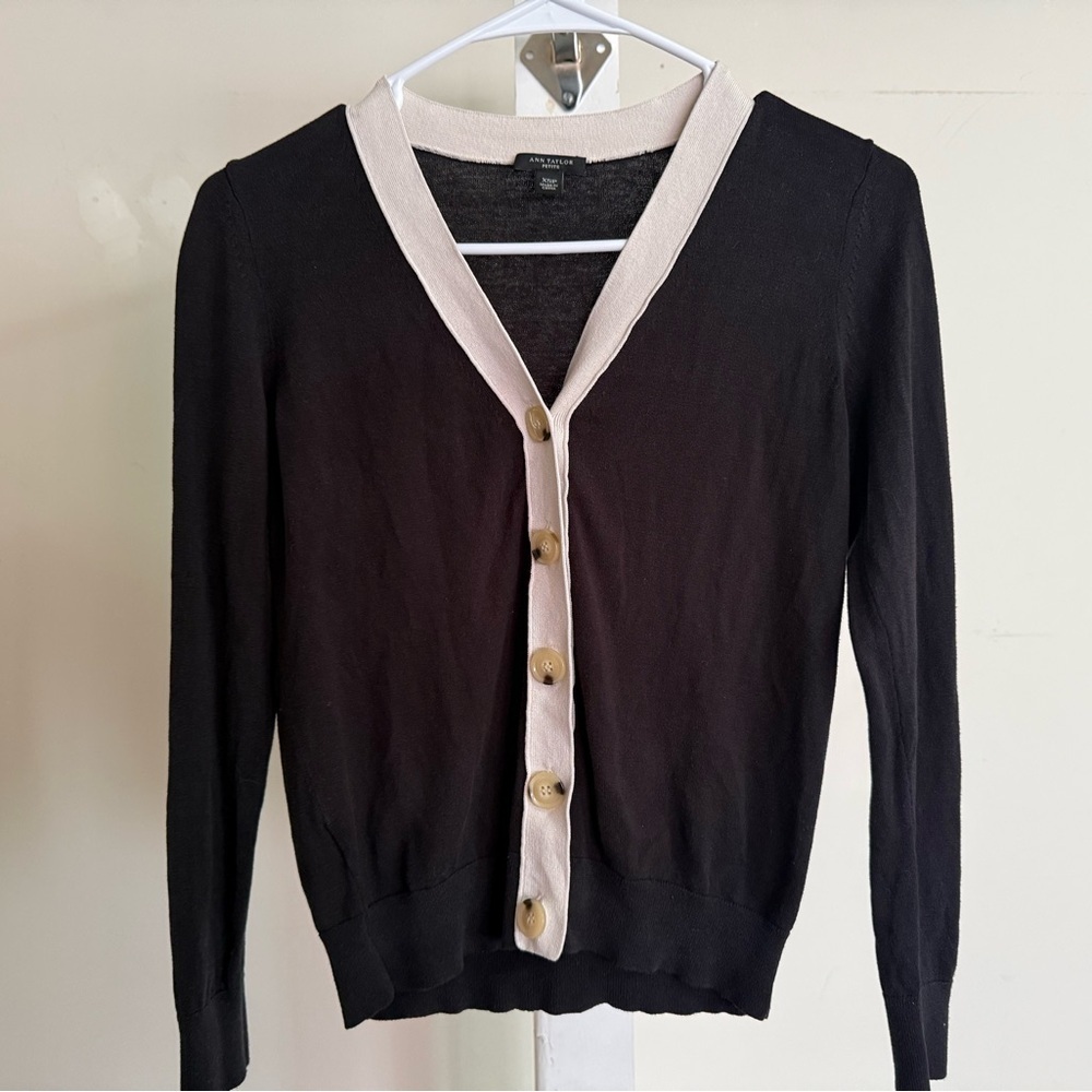 Ann Taylor Petites Silk Blend Cardigan